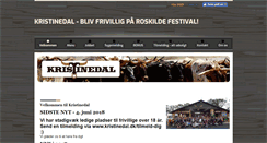 Desktop Screenshot of kristinedal.dk